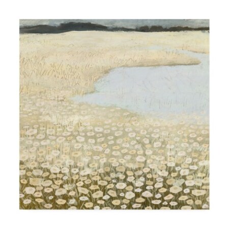 Victoria Borges 'Flaxen Field I' Canvas Art,35x35